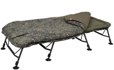 BedChair Trakker RLX 8 Wide Camo Bed System